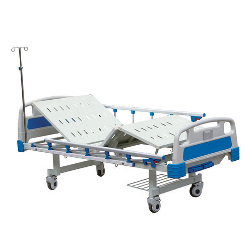 Cama de hospital - HF-828A - Shanghai Huifeng Medical Instrument - manual / plegable / con ruedas