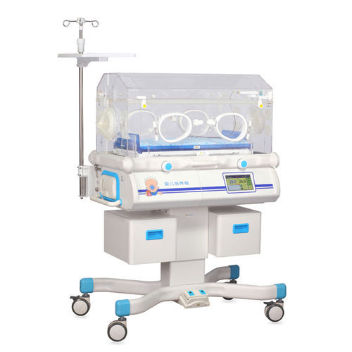 Incubadora neonatal con ruedas - HF-4000 series - Shanghai Huifeng Medical Instrument - con báscula / con 4 ventanas de acceso