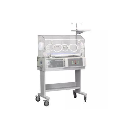 Incubadora neonatal con ruedas - HFBIN-3000A - Shanghai Huifeng Medical Instrument - con báscula / con 4 ventanas de acceso