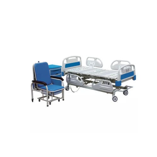 Cama de hospital - HF-858 - Shanghai Huifeng Medical Instrument - eléctrica / de altura regulable / plegable