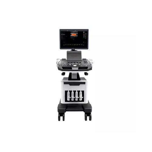 Ecógrafo con soporte - HF-F5 - Shanghai Huifeng Medical Instrument - para ecografía polivalente / doppler-color