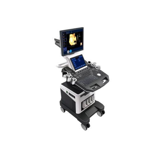 Ecógrafo con soporte - HF-T6 - Shanghai Huifeng Medical Instrument - para ecografía polivalente / blanco y negro / doppler-color