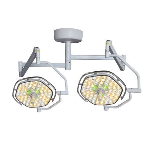 Lámpara cialítica de techo - HF-L60+60C  - Shanghai Huifeng Medical Instrument - LED / 2 brazos