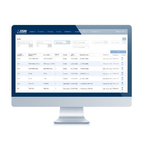 Software de intercambio de datos - OSM - Optel Vision - para la industria farmacéutica / de gestión de datos / con sistema de seguimiento