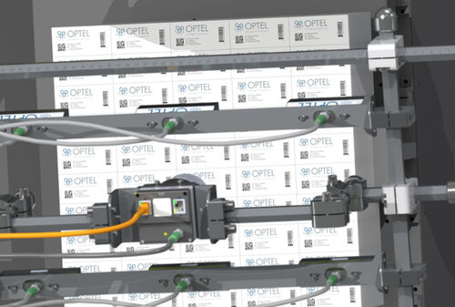 Sistema de embalaje enteramente automático - PACKSTATION™ CAP - Optel Vision - de cajas / para cajas / de botellas
