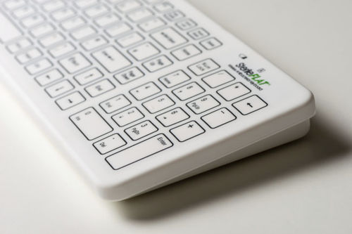 Teclado médico de silicona - SF09-02W - SterileFLAT - USB / antibacterias