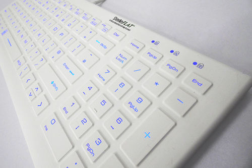 Teclado médico de silicona - SF20BL - SterileFLAT - USB / retroiluminado / hermético