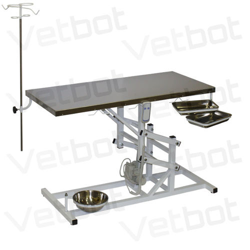 Mesa de operaciones veterinarias eléctrica - Vetbot-40 - Vetbot - para animales grandes / para animales de compañía / con altura regulable