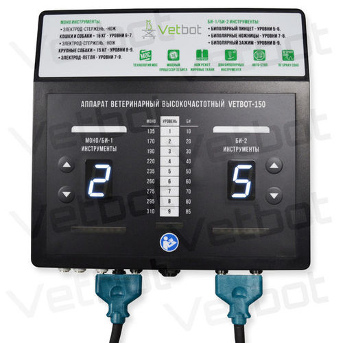 Bisturí eléctrico corte monopolar - VETBOT-150 - Vetbot - corte bipolar / coagulación bipolar / coagulación monopolar