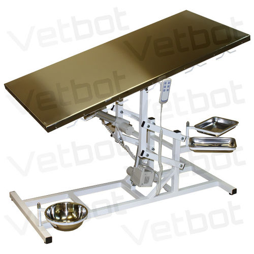Mesa de operaciones veterinarias eléctrica - 70 - Vetbot - para animales grandes / para animales de compañía / con altura regulable