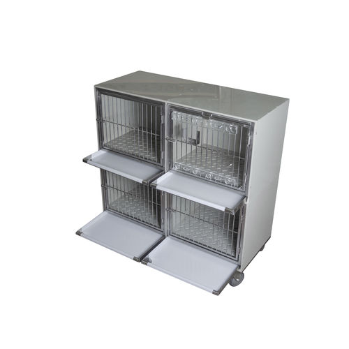 Jaula veterinaria modular - MVK-5  - Vetbot - de polipropileno