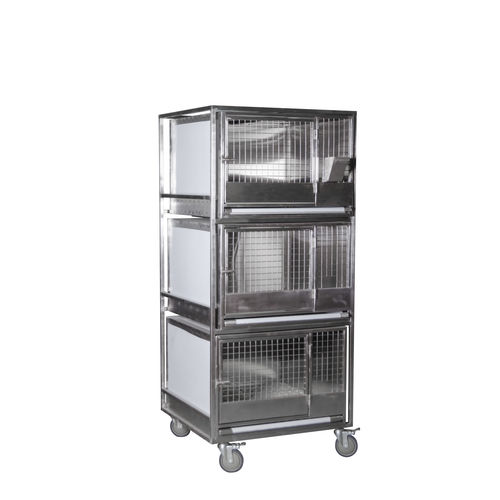 Jaula veterinaria para conejos - CL-1261 - Vetbot - modular