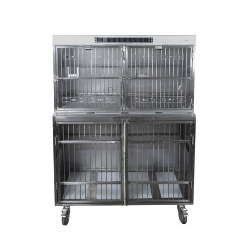Jaula veterinaria para gatos - 80393 - Vetbot - para perros / modular / 4 compartimentos
