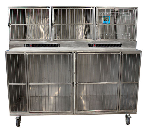 Jaula veterinaria para perros - 80517 - Vetbot - para gatos / modular / de acero inoxidable