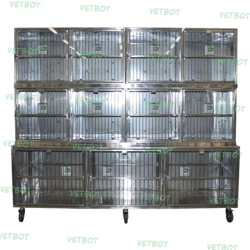 Jaula veterinaria para gatos - №80519.1  - Vetbot - para perros / modular / de acero inoxidable