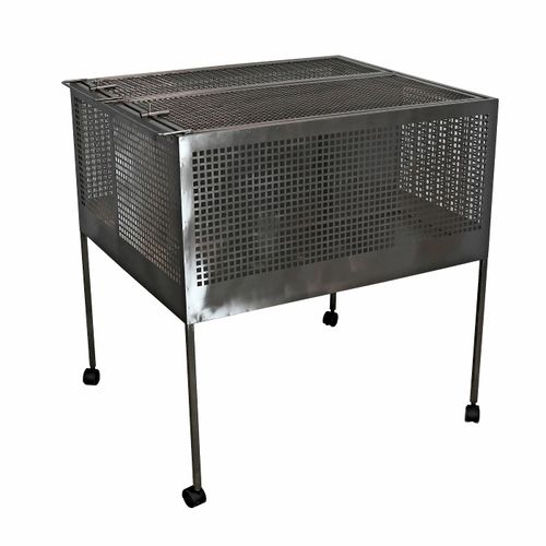 Jaula veterinaria para ratones - №80540 Module of 2 cages from a grid for rodents  - Vetbot - 2 compartimentos / de acero inoxidable