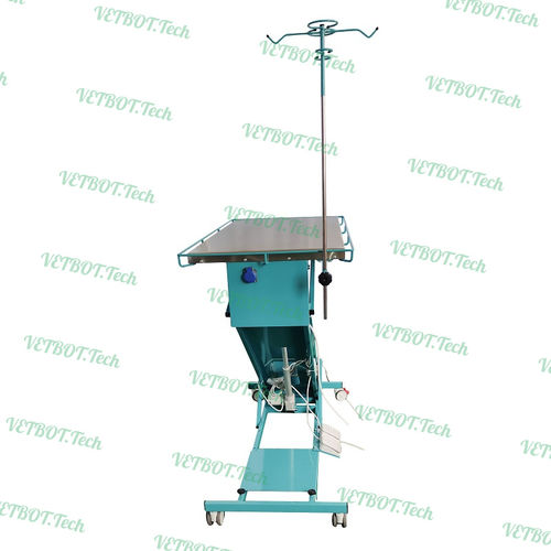 Mesa de operaciones veterinarias eléctrica - 100 - Vetbot - para animales grandes / para animales de compañía / con altura regulable