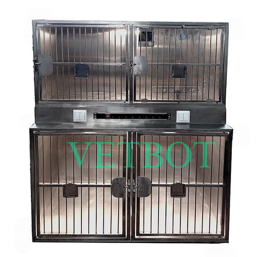 Jaula veterinaria para gatos - №80393.1 - Vetbot - para perros / modular / 4 compartimentos