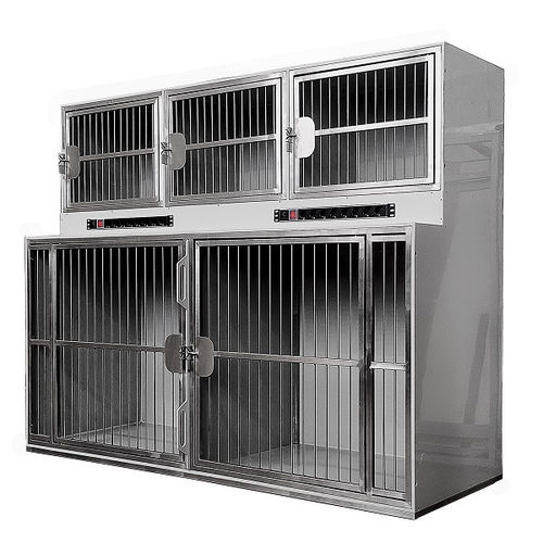 Jaula veterinaria para gatos - No.80517.3-B  - Vetbot - para perros / modular / 5 compartimentos