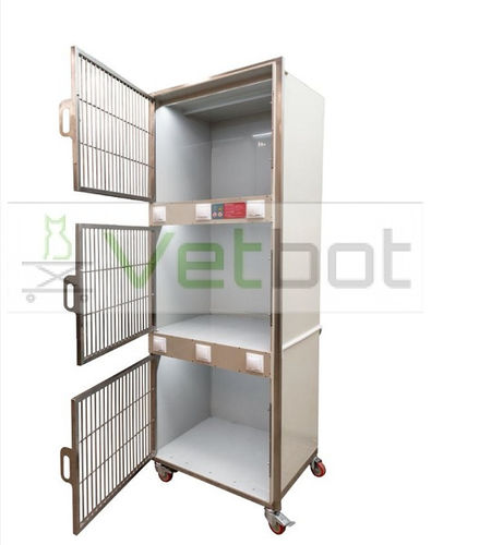 Jaula veterinaria para gatos - VST-1  - Vetbot - para perros / modular / de acero inoxidable