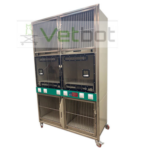 Jaula veterinaria para gatos - VST-10 - Vetbot - para perros / modular / de acero inoxidable