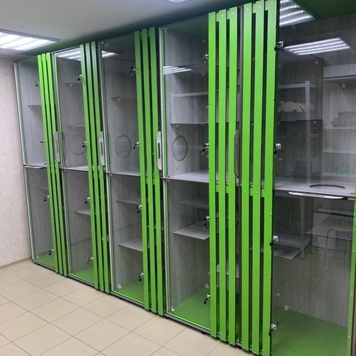 Jaula veterinaria para gatos - Vetbot - modular / de policarbonato