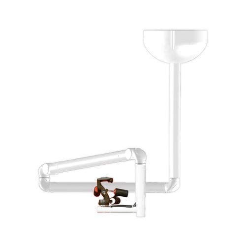 Brazo de soporte articulado - BATLS2A3F3PT3 - B&D - Bracci & Dispositivi - reclinable / para cámara / para odontología