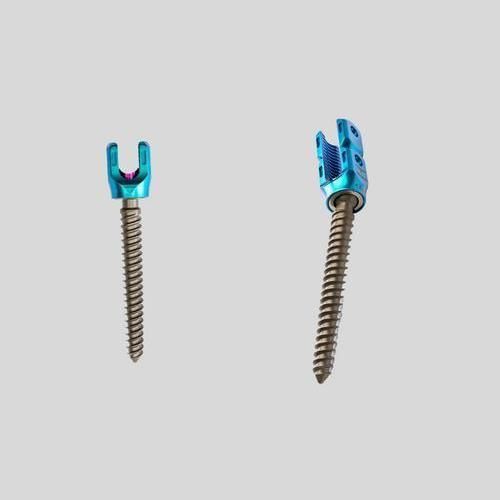Tornillo pedicular para vértebra torácica, lumbar - Tulpar Medical - poliaxial / metálico