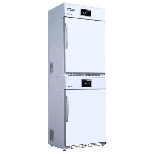 Refrigerador médico - 116098 - unifrigor - de tipo armario / con 2 puertas / de acero inoxidable