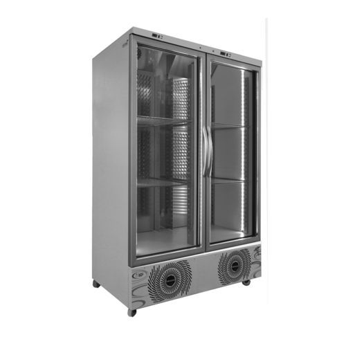 Refrigerador médico - M-VPV 1420 - unifrigor - de tipo armario / con 2 puertas / con puerta de cristal