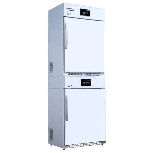 Refrigerador médico - M-COMBI 280 AP+AP IoTty - unifrigor - de tipo armario / con 2 puertas / de acero inoxidable
