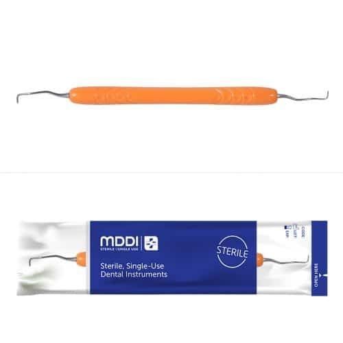 Cureta para odontología - SM211ST-1 - MDDI - Medi Dent Disposable International - de Gracey / mesial / doble