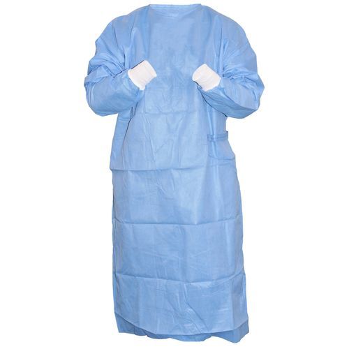 Bata quirúrgica unisex - PA073ST - MDDI - Medi Dent Disposable International - L / estériles / azul