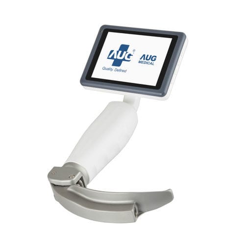 Videolaringoscopio pediátrico - DIGISKOP ® - AUG Medical - con monitor de vídeo integrado / con hoja