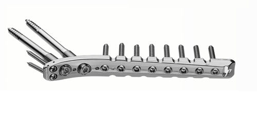 Placa de compresión para fémur - ACONDA - Spinamer Health Products - porción proximal / bloqueada / metálica