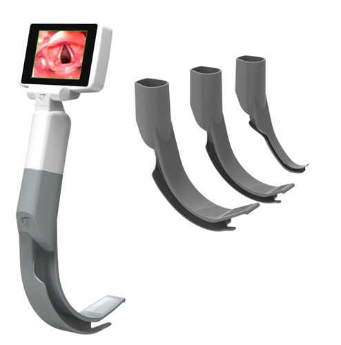 Videolaringoscopio con monitor de vídeo integrado - vLarynx - InfraEyes - de un solo uso / con espéculo