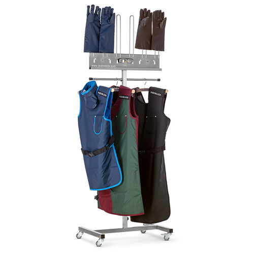 Colgador para delantales de protección radiológica portátil - RR 10CH06 - Podoblock