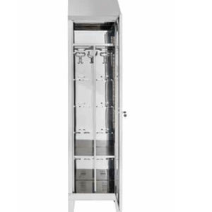 Armario de hospital - UNIBLOC - CIROLDI SPA - con compartimento para colgar ropa / de acero inoxidable / con 1 puerta