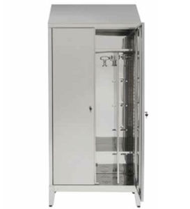 Armario para vestuario - UNIBLOC/2  - CIROLDI SPA - con estante / de acero inoxidable / con 2 puertas