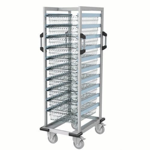 Carro médico - IMCT110 - IntraSpace - de uso general / para transporte / con canasta