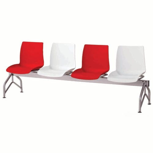 Asiento con estructura modular para sala de espera - Func 1 - IntraSpace - 4 plazas