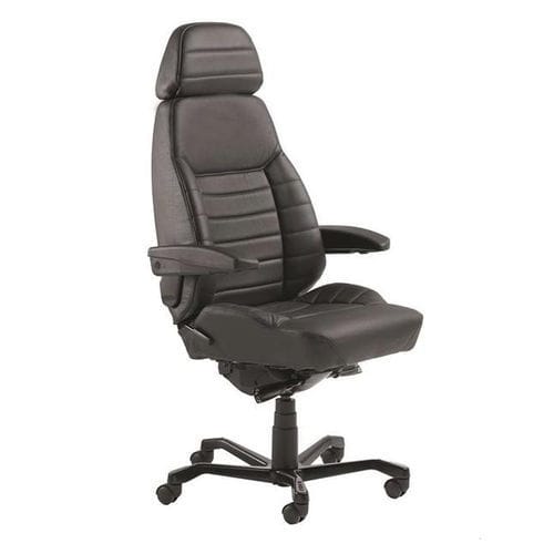 Silla de oficina con reposabrazos - EXEC 21 - IntraSpace - con ruedas / con respaldo alto / inclinable