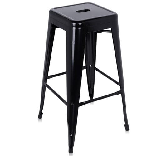 Taburete para centro sanitario - 1 - IntraSpace - con reposapiés / negro