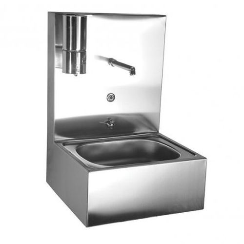 Fregadero 1 estación - YIBTECH STD 50 F - Yiber Elektronik - de acero inoxidable / de pared / con sensor de infrarrojos