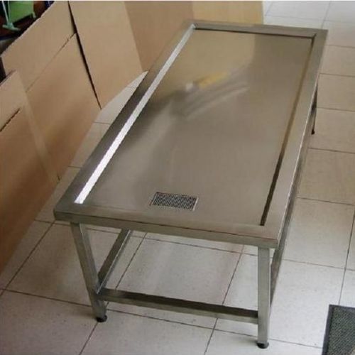 Mesa de lavado de cadáveres - YIBTECH STGM -01 - Yiber Elektronik - rectangular / fija / de acero inoxidable