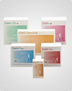 Material dental de fibra acrílica - Estetic  series - Wiedent - para restauración dental / para corona / para puente dental