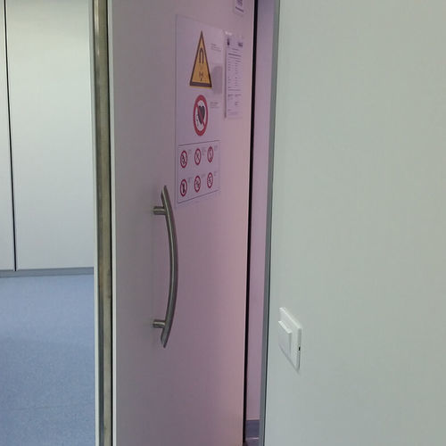 Puerta con blindaje RF - ITEL Telecomunicazioni - de aislamiento / de hospital / para resonancia magnética