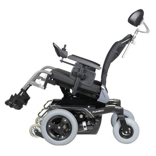 Silla de ruedas eléctrica - Puma Lite - Galkal - de exterior / de interior / plegable