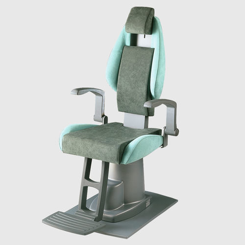 Sillón de reconocimiento de oftalmología - SWIVY - Meccanottica Mazza - eléctrico / de altura variable / con reposapiernas