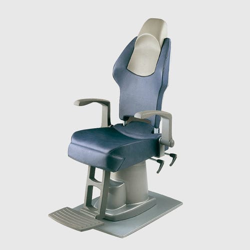 Sillón de reconocimiento de oftalmología - BLUES - Meccanottica Mazza - eléctrico / reclinable / de altura variable